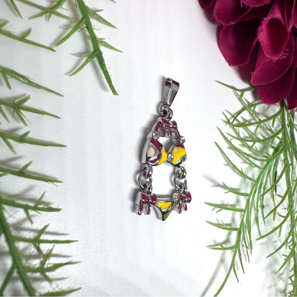 NEW⚜️Enamel Bikini Charm Pendant - Picture 2 of 7